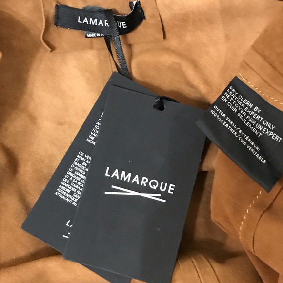 NWT LaMarque Elem Leather Duster Vest - Picture 7 of 7